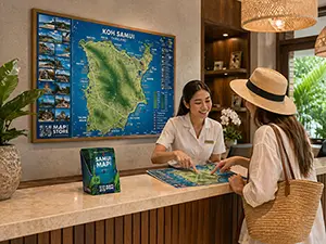 Map for hotel / Map for resort