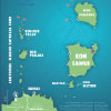 Surrounding islands map
