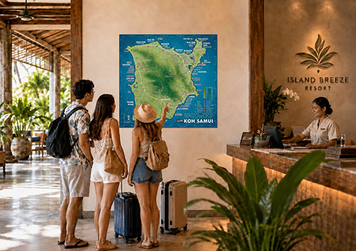 Format Map Wall Sticker