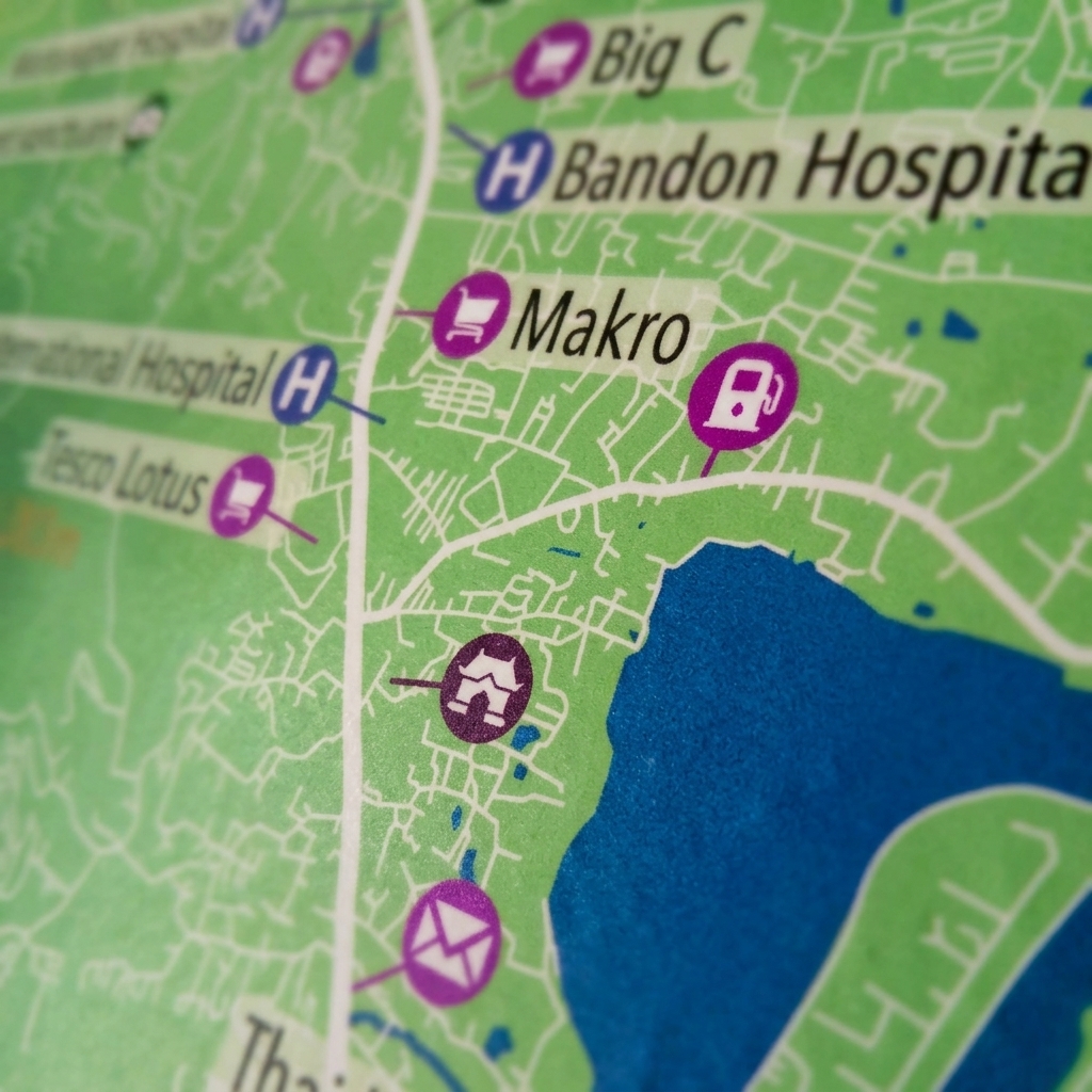 Samui Map Wall Sticker 1