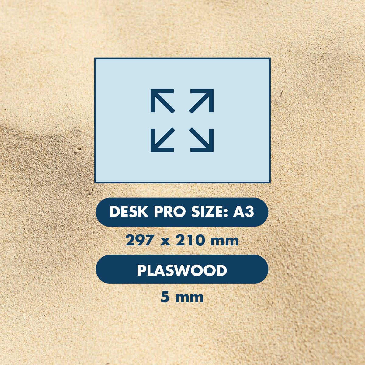 Phangan Map Info Desk Pro - Size