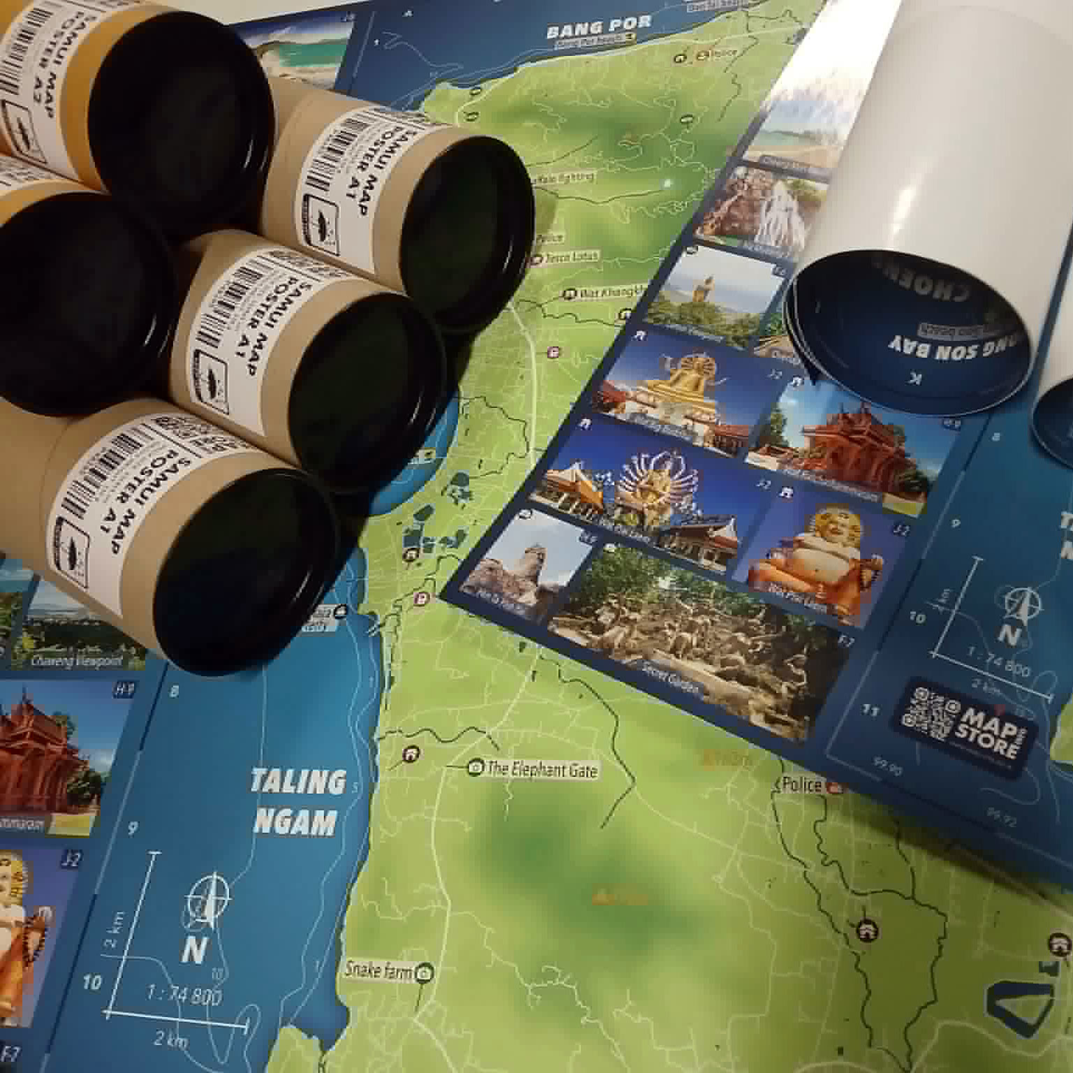 Samui Map Poster Picture 3